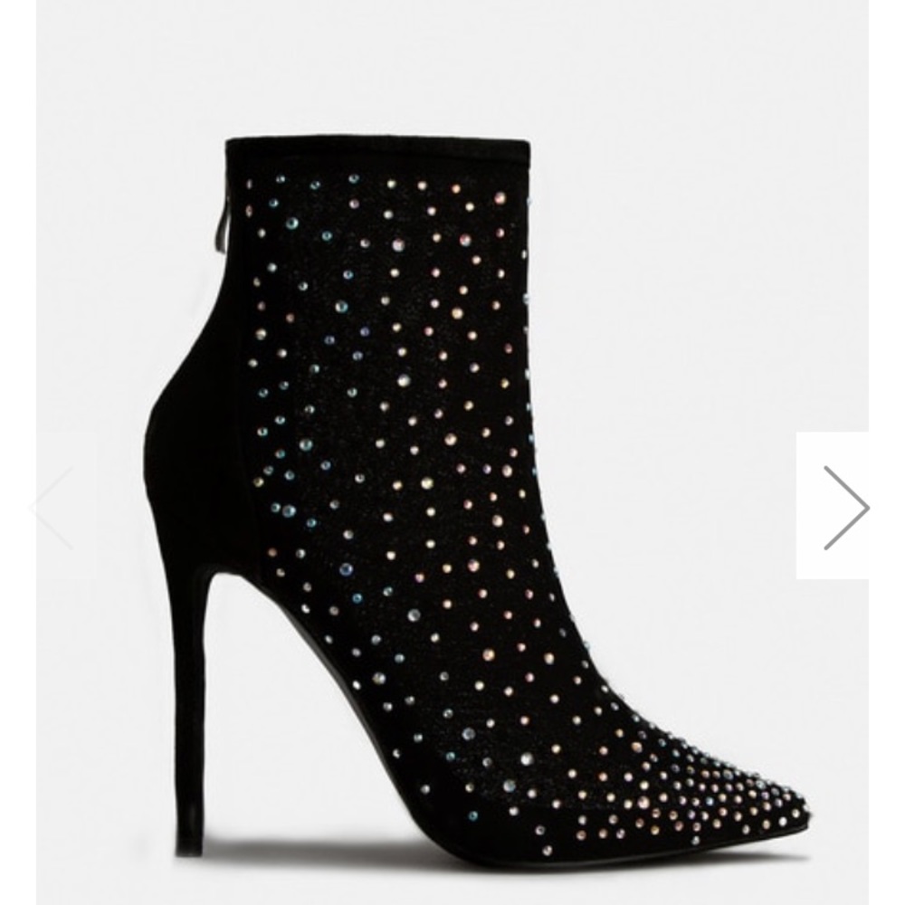 💥NEW💥 Rhinestone Pointy Toe Booties!🔥 - Picture 5 of 7